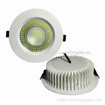 COB LED Downlight, 85-245V AC/20W Lifud Power/Bridgelux Chip/3-year Warranty/Multi-mirror Reflector